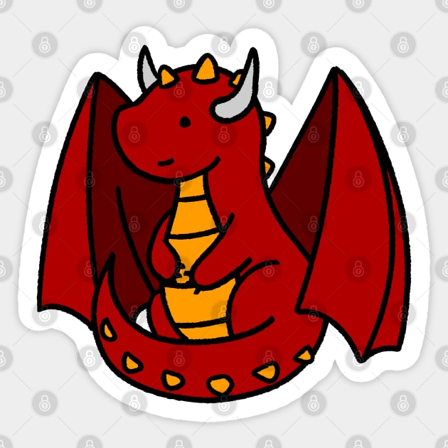 Friendly Fire Dragon Sticker by ncprocter